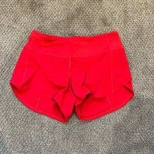Lululemon speed up mid rise shorts